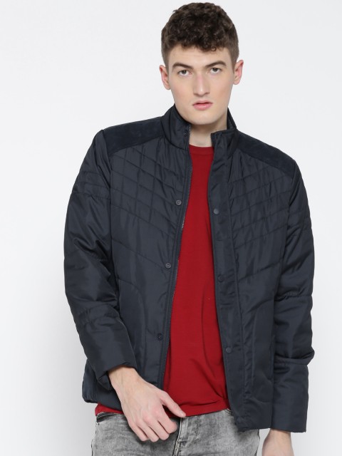 

Cloak & Decker by Monte Carlo Men Navy Solid Padded Jacket, Navy blue