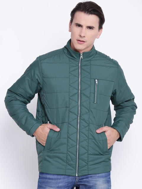 

Cloak & Decker by Monte Carlo Men Green Solid Padded Jacket