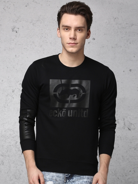 

Ecko Unltd Men Black Printed Sweatshirt