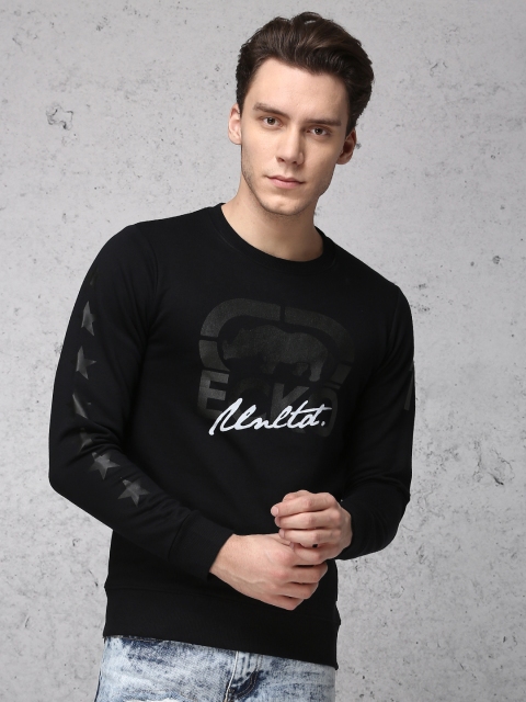 

Ecko Unltd Men Black Printed Sweatshirt