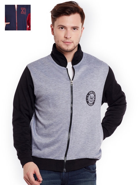 

VIMAL Pack of 2 Sweatshirts, Grey melange
