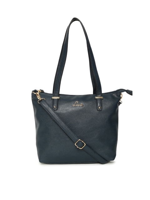 

Lavie Navy Blue Solid Shoulder Bag