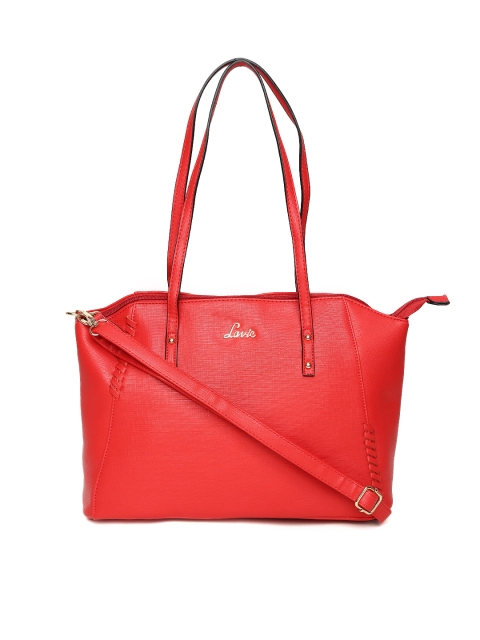 

Lavie Red Solid Shoulder Bag