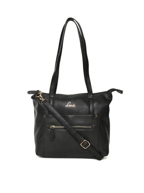 

Lavie Black Solid Shoulder Bag