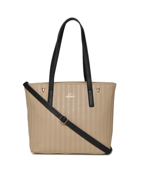 

Lavie Beige Textured Shoulder Bag