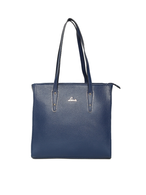 

Lavie Navy Blue Solid Shoulder Bag