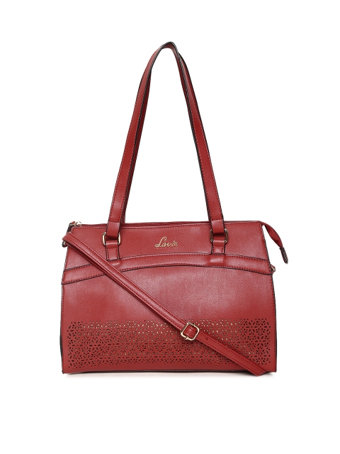 

Lavie Red Solid Shoulder Bag