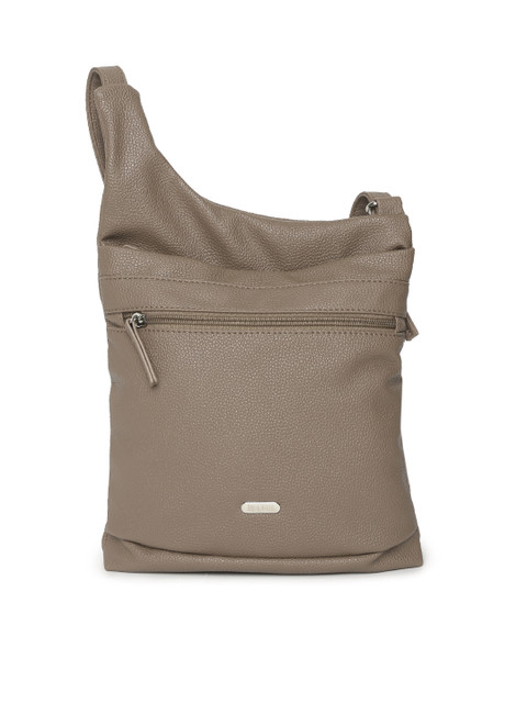 

Lavie Taupe Solid Sling Bag