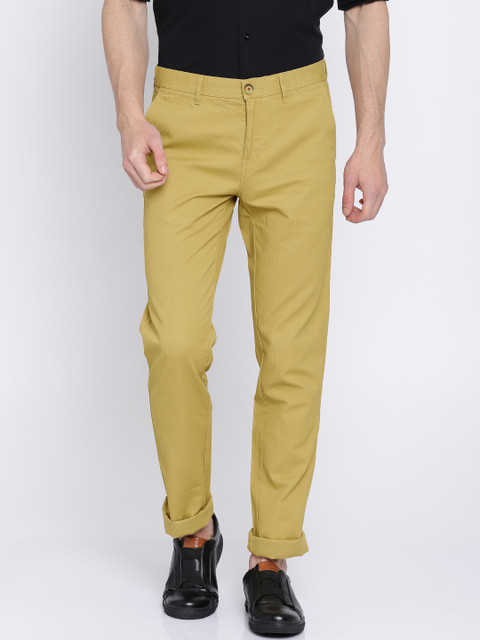 

Louis Philippe Sport Men Khaki Regular Fit Solid Chinos