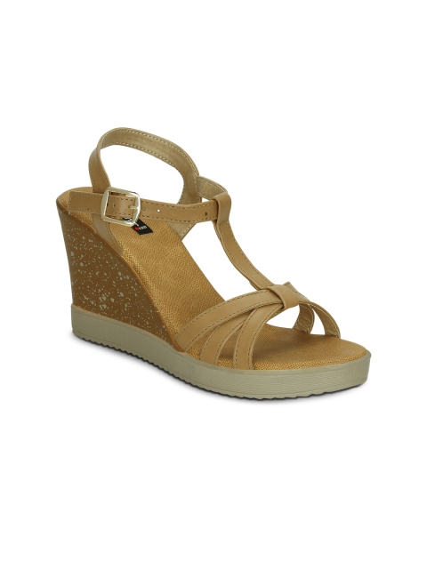 

Get Glamr Women Beige Printed Wedges