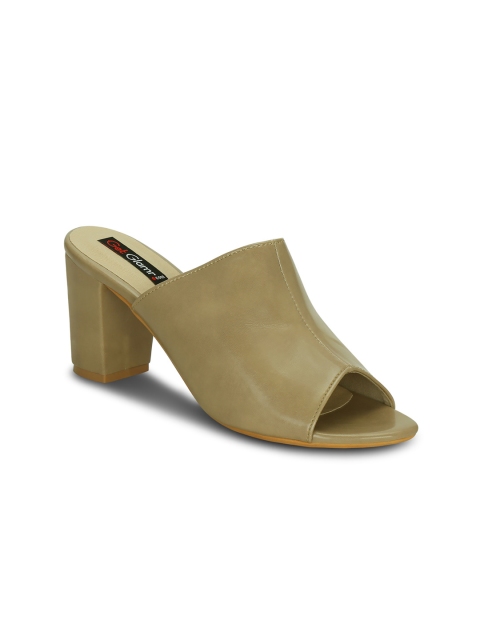 

Get Glamr Women Beige Heeled Mules