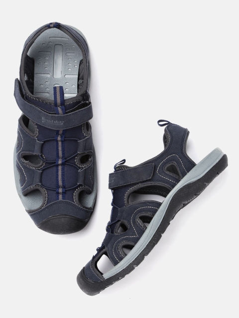 

Roadster Men Navy Sports Sandals, Navy blue