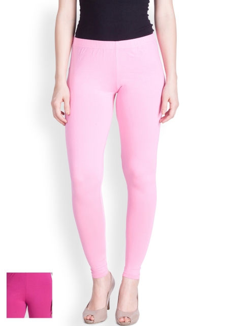 

LYRA Pack of 2 Ankle-Length Leggings, Pink