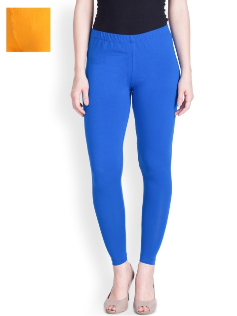 

LYRA Red Pack of 2 Ankle-Length Leggings, Mustard