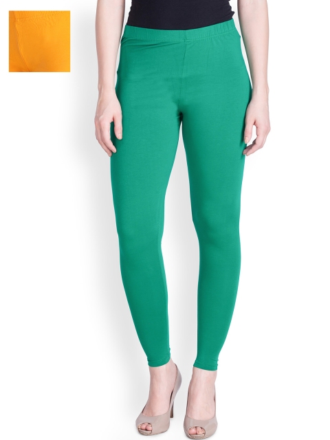 

LYRA Red Pack of 2 Ankle-Length Leggings, Mustard