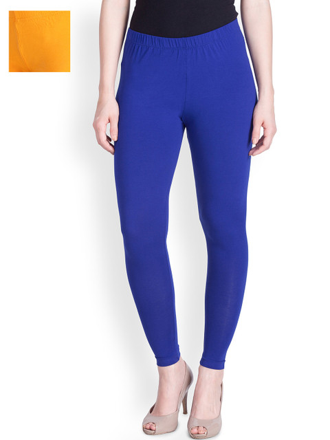 

LYRA Red Pack of 2 Ankle-Length Leggings, Mustard