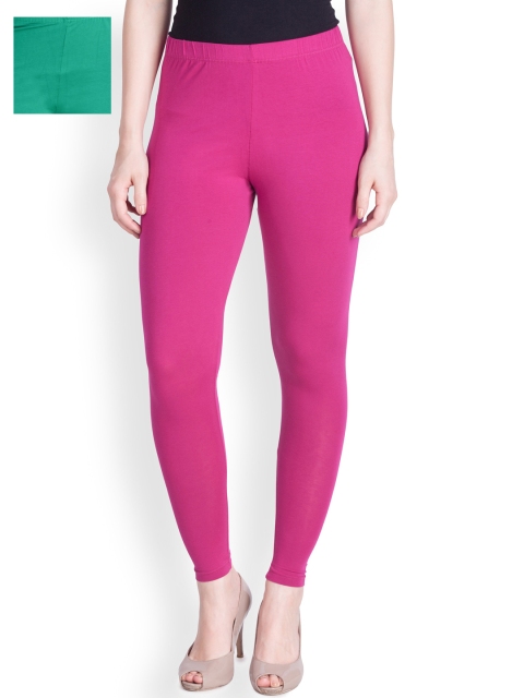 

LYRA Pack of 2 Ankle-Length Leggings, Pink