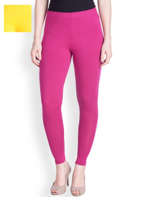 

LYRA Pack of 2 Ankle-Length Leggings, Pink