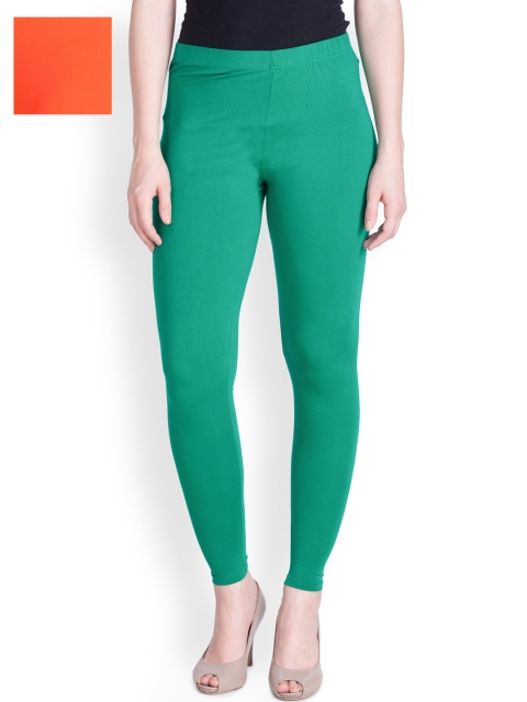 

LYRA Pack of 2 Ankle-Length Leggings, Green