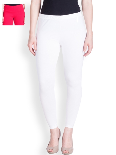 

LYRA Pack of 2 Ankle-Length Leggings, White