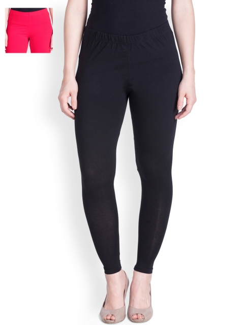 

LYRA Pack of 2 Ankle-Length Leggings, Pink