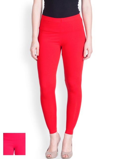 

LYRA Pack of 2 Ankle-Length Leggings, Pink