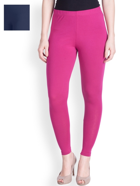 

LYRA Red Pack of 2 Ankle-Length Leggings, Pink