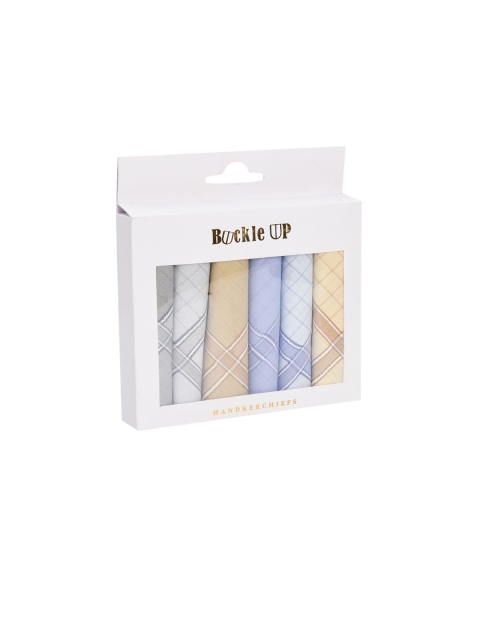 

BuckleUp Men Blue, Beige & Grey Accessory Gift Set