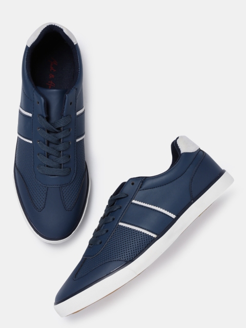 

Mast & Harbour Men Navy Blue Sneakers