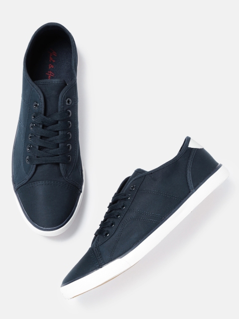 

Mast & Harbour Men Navy Blue Sneakers