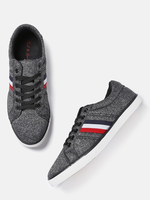 

Mast & Harbour Men Charcoal Grey Sneakers
