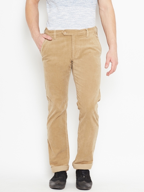 

Monte Carlo Men Beige Corduroy Trousers