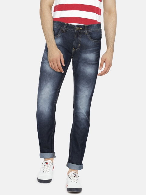 

Peter England Casuals Men Blue Skinny Fit Low-Rise Clean Look Stretchable Jeans