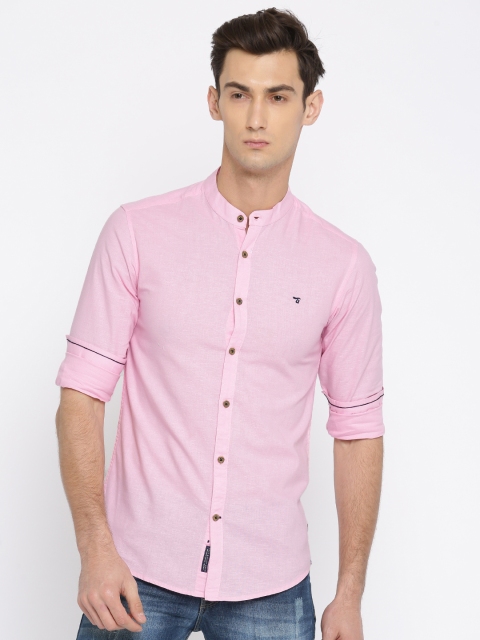 

The Indian Garage Co Men Black Slim Fit Solid Casual Shirt