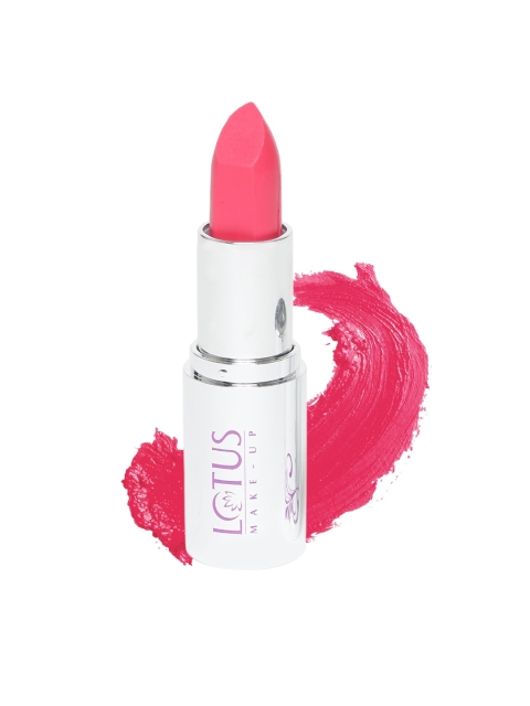 

Lotus Herbals Sustainable Ecostay Butter Matte Lip Color - Pink Rosetta BM03 4.2 gm