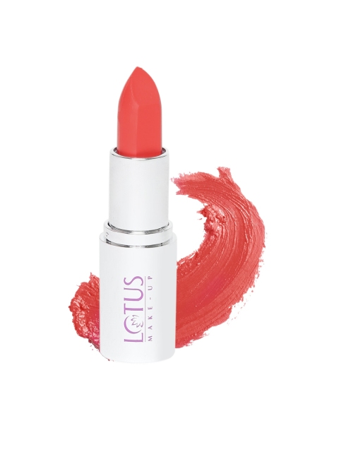 

Lotus Herbals Sustainable Make-Up Ecostay Butter Matte Lip Color Orange On BM13 4.2gm