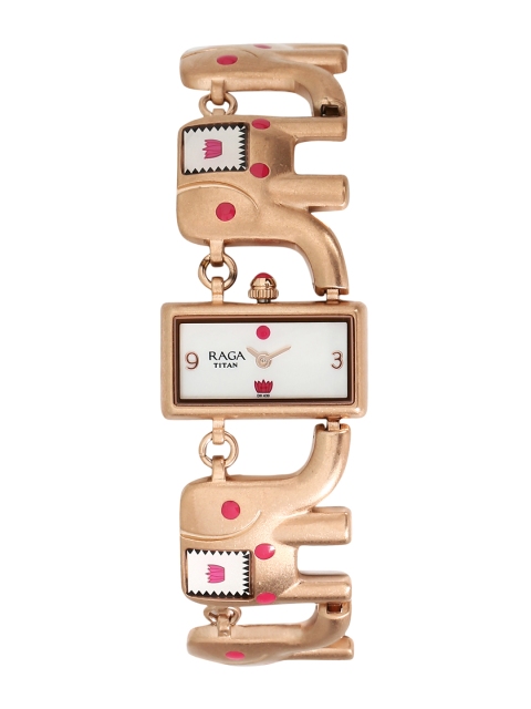 

Titan Raga Tribal Hug by Masaba Women White Analogue and Digital Watch 95070WM01