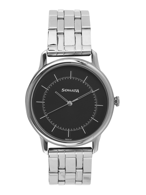 

Sonata Sleek Men Black Analogue watch NL7128SM02