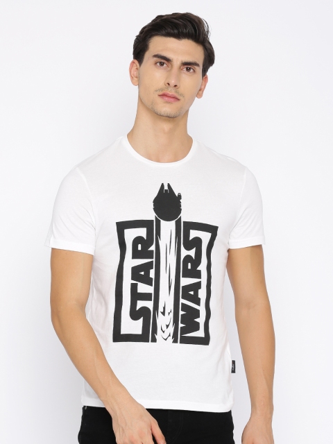

Celio Star Wars Men White Printed Star Wars T-shirt