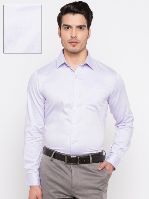 

Arrow Men Lavender Regular Fit Solid Formal Shirt