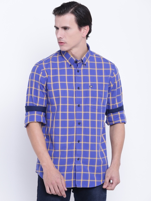 

Arrow Sport Men Blue Slim Fit Checked Casual Shirt