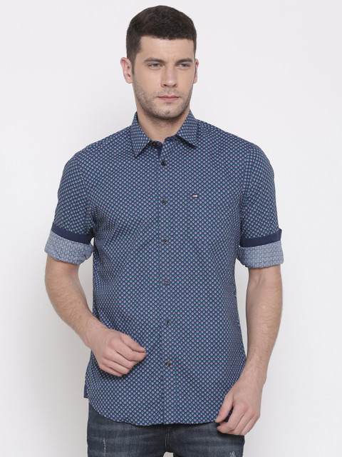 

Arrow Sport Men Blue Slim Fit Printed Casual Shirt