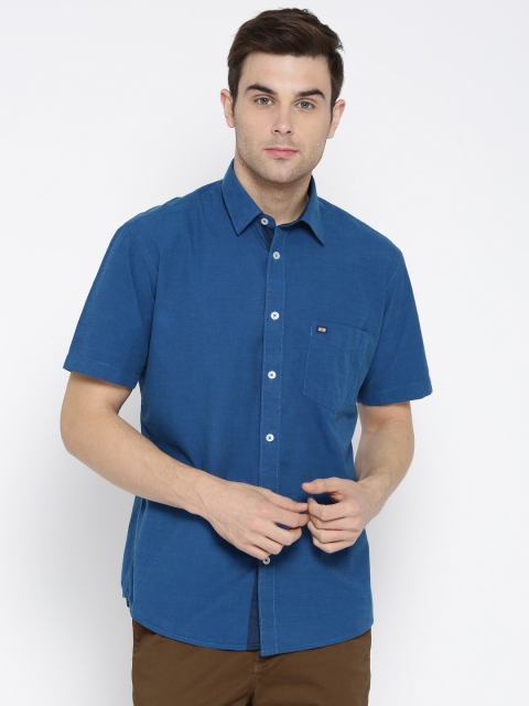 

Arrow Sport Men Blue Solid Casual Shirt