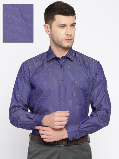 

Arrow Men Blue Regular Fit Printed Formal Shirt