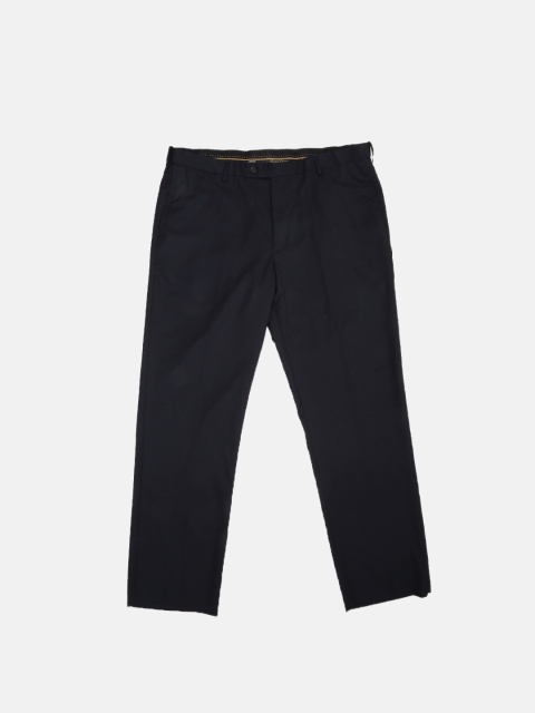 

Arrow Men Navy Blue Regular Fit Solid Formal Trousers
