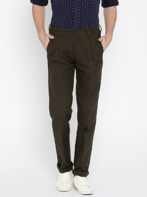 

Arrow Sport Men Brown Regular Fit Solid Regular Trousers