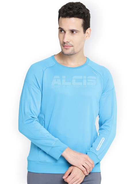 

Alcis Men Blue Printed Sweatshirt
