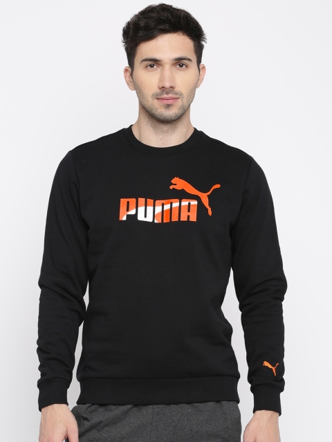 

Puma Men Black Printed Sweatshirt
