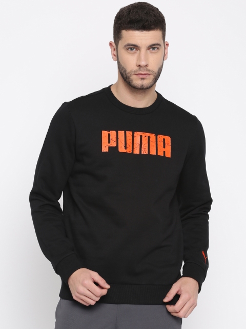 

Puma Men Black Printed Sweatshirt