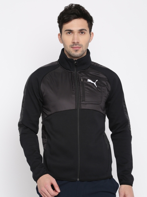 

Puma Men Black Solid Sporty Track Jacket